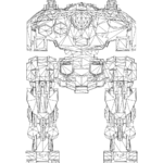 Griffin LOD1 line front.svg