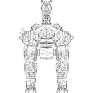 Ultimate Scorpion LOD1 line front.svg