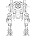 Harpy LOD1 line front.svg