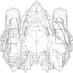 Fenrir LOD1 line top.svg