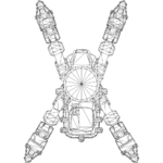 Fujin LOD1 line top.svg