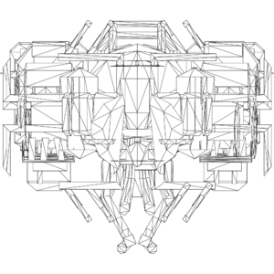 Scavenger Shell LOD1 line top.svg