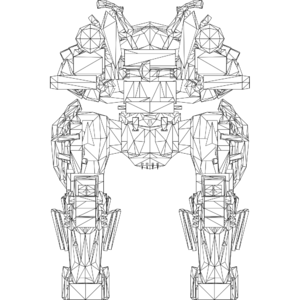 Giftbringer Fenrir LOD1 line front.svg