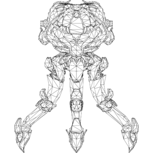 Indra LOD1 line front.svg