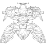 Sirius LOD1 line front.svg