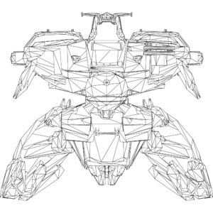 Sirius LOD1 line front.svg