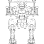 Rook LOD1 line front.svg