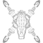 Invader LOD1 line top.svg