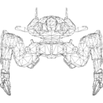 Jaeger LOD1 line front.svg