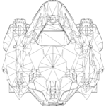 Orochi LOD1 line top.svg
