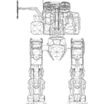 Cossack LOD1 line front.svg