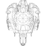 Scorpion LOD1 line top.svg