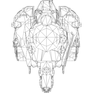 Scorpion LOD1 line top.svg