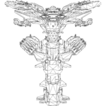 Ophion LOD1 line front.svg