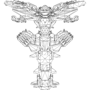 Ophion LOD1 line front.svg