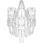 Raven LOD1 line top.svg