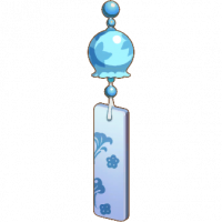 蓝色许愿风铃