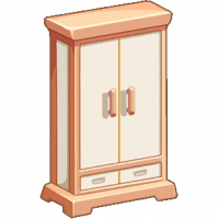 奶油布丁风衣柜