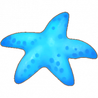 蓝指海星