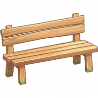 做旧风双人长椅