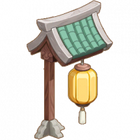 纸灯笼造型路灯