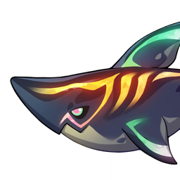 无背景-野生生物-图标-虹光凶凶鲨.png