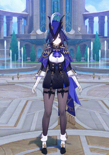 克洛琳德站立动作.gif