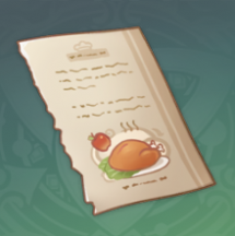 食谱 紫苑云霓 原神wiki Bwiki 哔哩哔哩