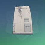 效能直筒短裤·纯白.png