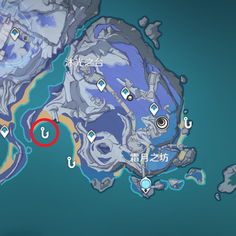 霜月之坊·西部水域钓鱼点.png