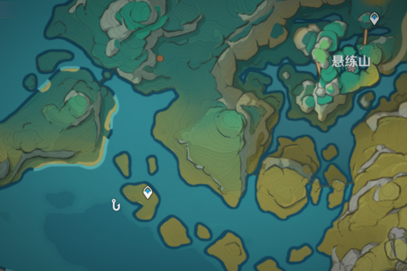 悬练山·西南水域钓鱼点.png