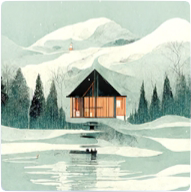 背景·雪中小屋图标.png