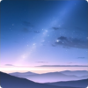 背景·远山朝晖图标