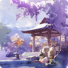 背景·漫日亭廊图标