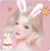 萌拍·吉兔结彩图标