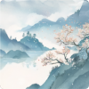背景·暮霭青山图标