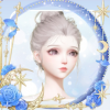 头像框·瑰蓝月影预览