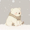 背景·雪乡小熊图标