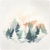 背景·落阳雪林图标