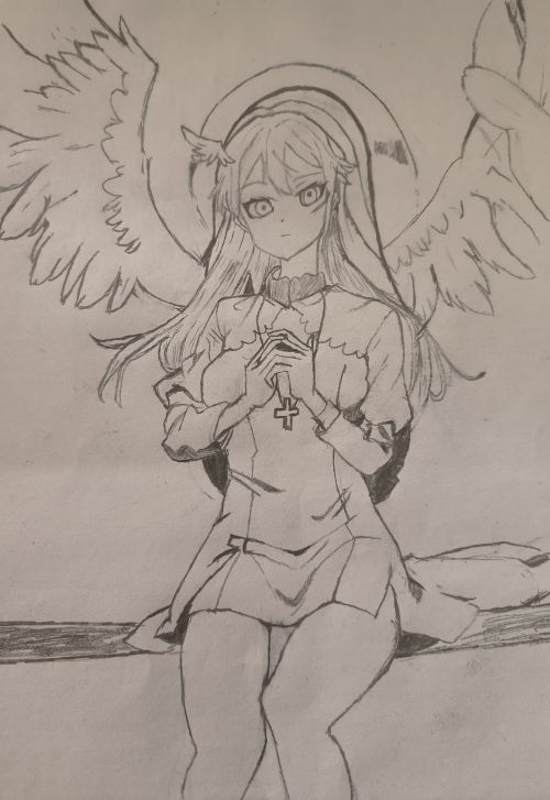 洁白无瑕的天使修女