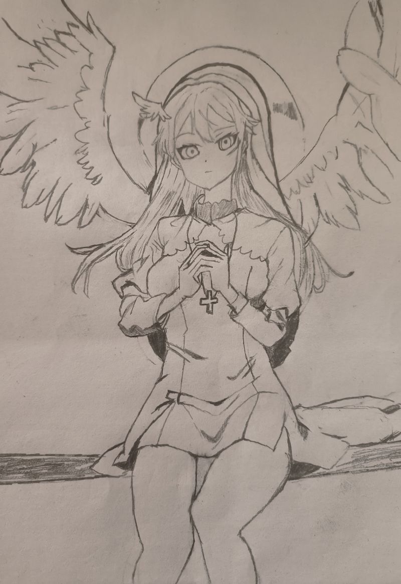 洁白无瑕的天使修女