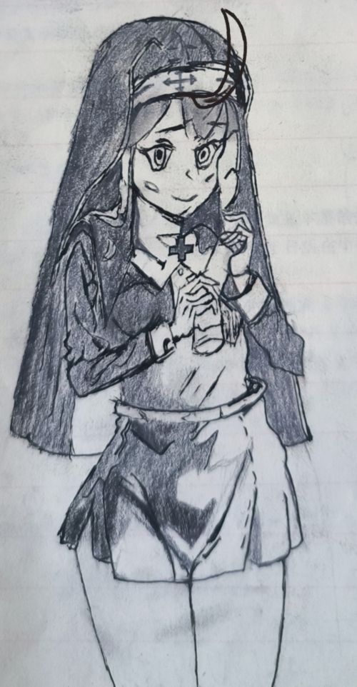 内向腼腆的修女-增