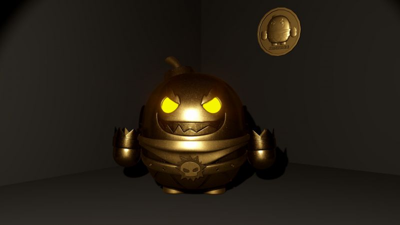 炸弹人3D风格化1-西格玛男的粥粥